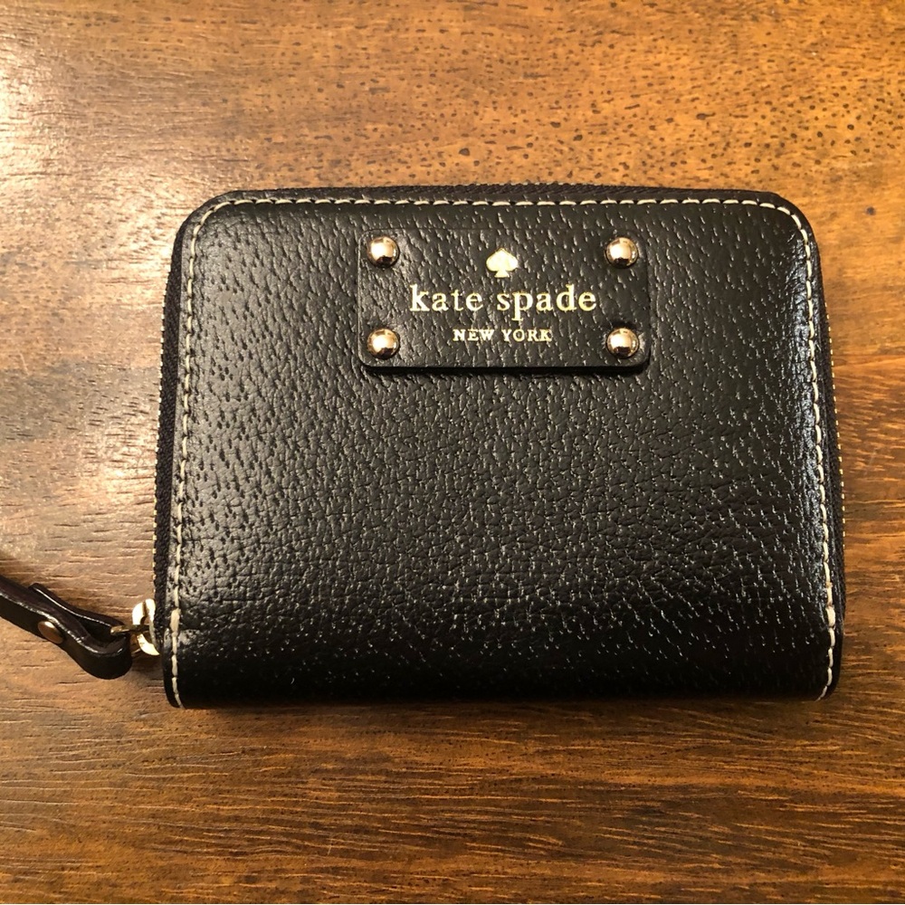 Kate Spade Black Leather Wallet